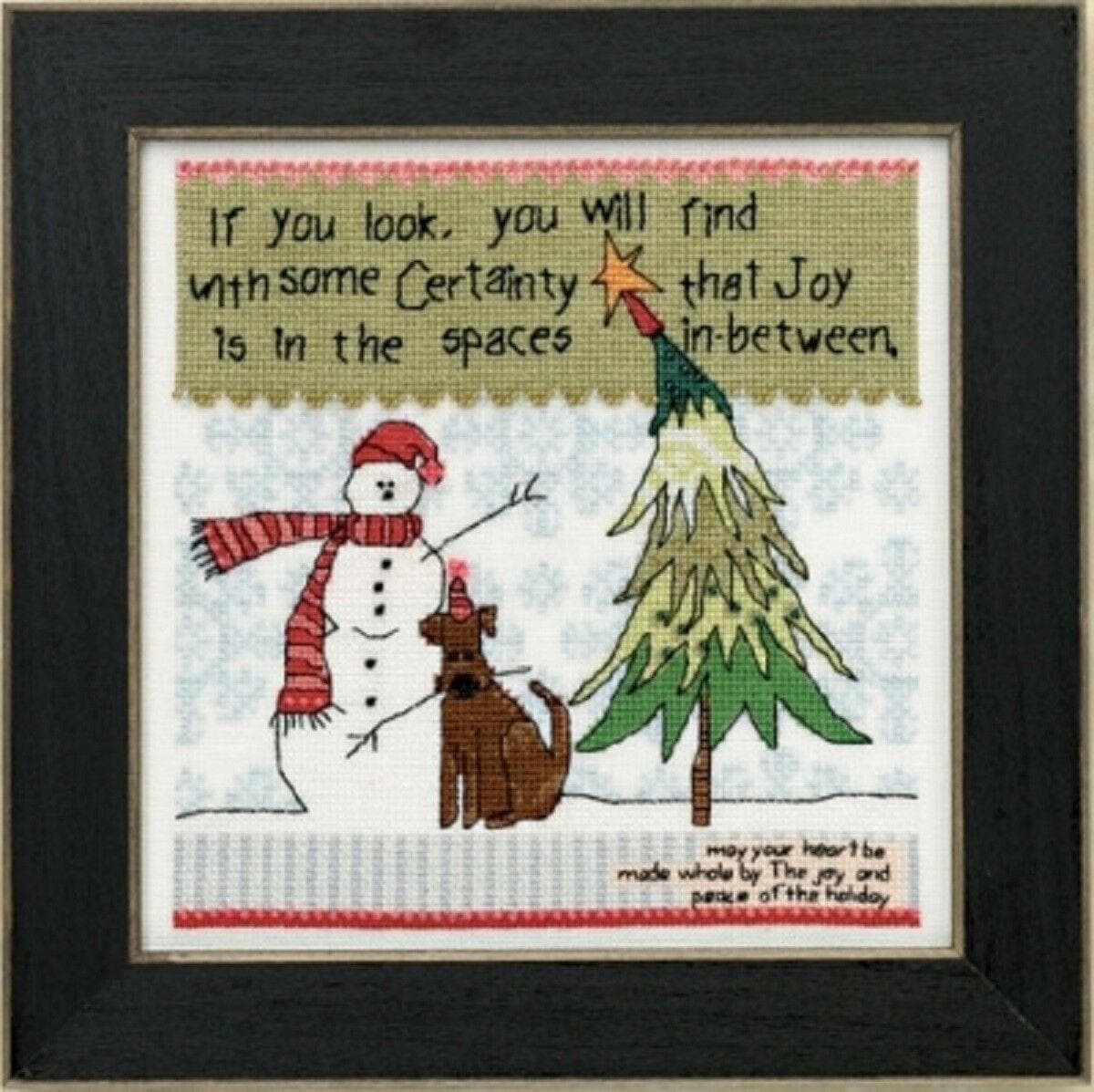 Spaces in Between - Curly Girl - Mill Hill - Cross Stitch Kit