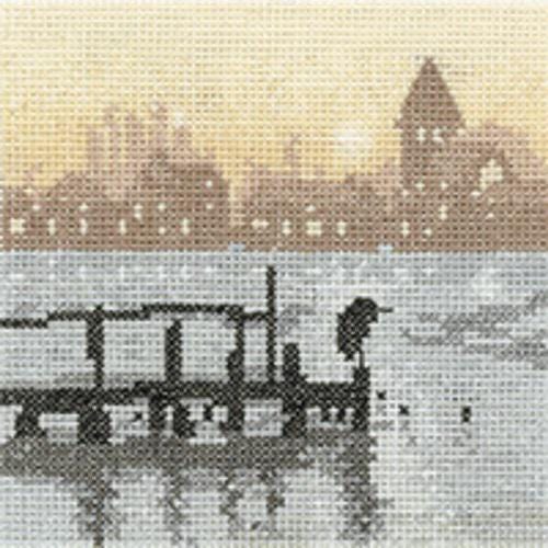 Heron Lake - Counted Cross Stitch Kit - Heritage Crafts