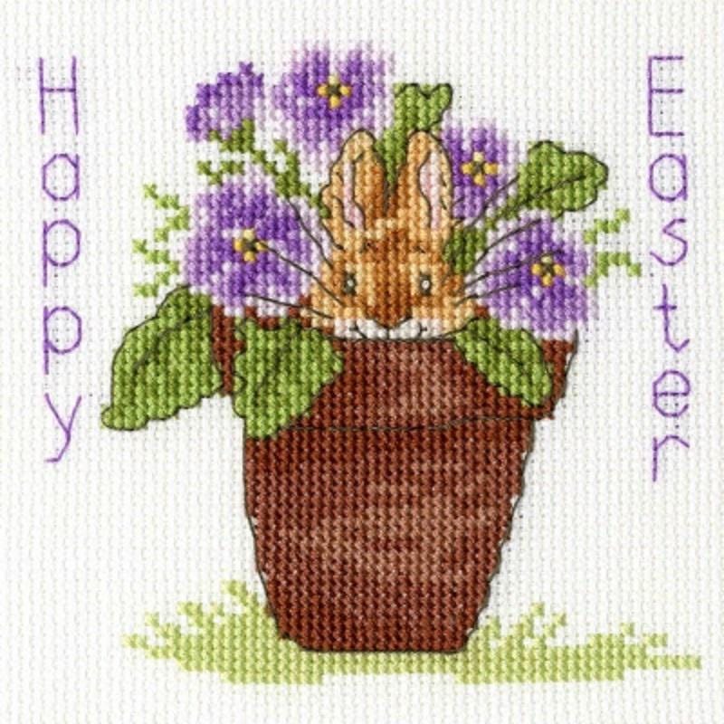 Easter Bunny - Bothy Threads - Cross Stitch Greeting Card Kit