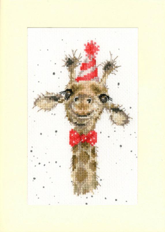 I'm Just Here For The Cake - Bothy Threads - Cross Stitch Greeting Card Kit