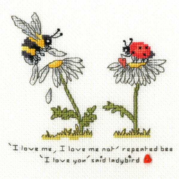 Love Me, Love Me Not - Bothy Threads - Cross Stitch Kit
