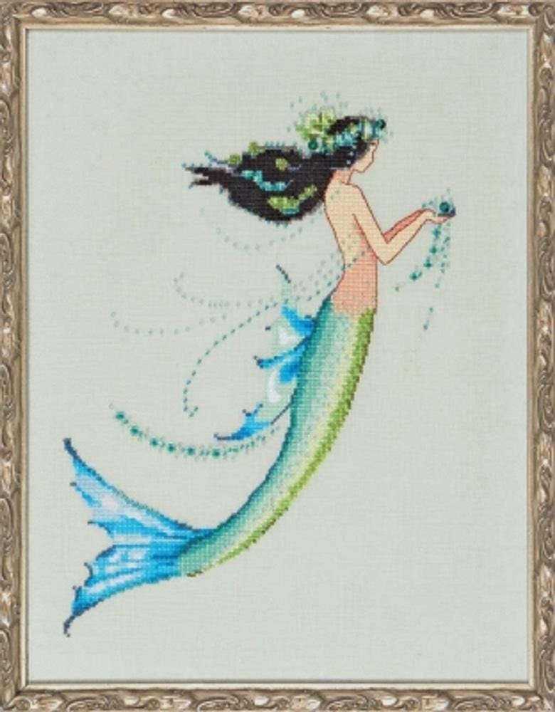 Mermaid Azure - Nora Corbett - Chart, Beads, All Thread - NC190