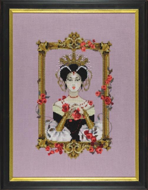 Portrait Queen - Mirabilia - Chart, Beads, All Thread - MD184