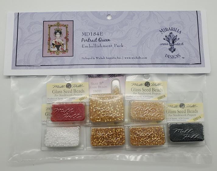 Portrait Queen - Mirabilia - Chart, Beads, All Thread - MD184