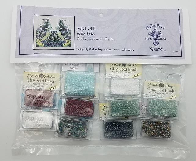 Echo Lake - Mirabilia - Chart, Beads, All Thread - MD174