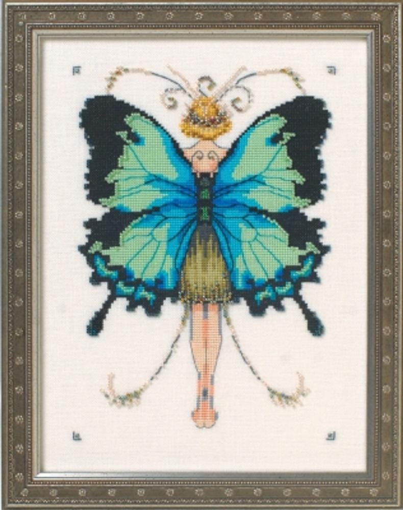 Miss Goss Swallowtail - Nora Corbett - Chart, Beads, All Thread - NC241