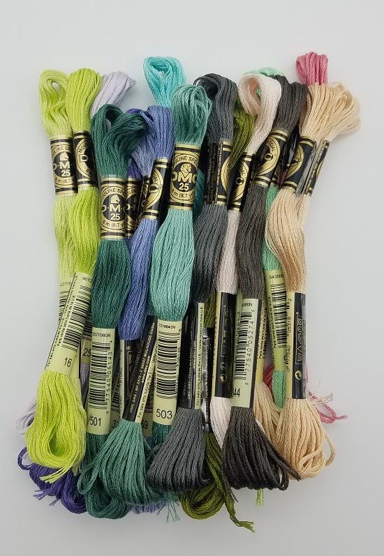 Luna Moth - Nora Corbett - Chart, Beads, All Thread - NC311