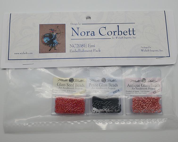 Emi - Nora Corbett - Chart, Beads, All Thread- NC208