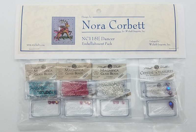 Dancer - Christmas - Nora Corbett - Chart, Beads, All Thread - NC115