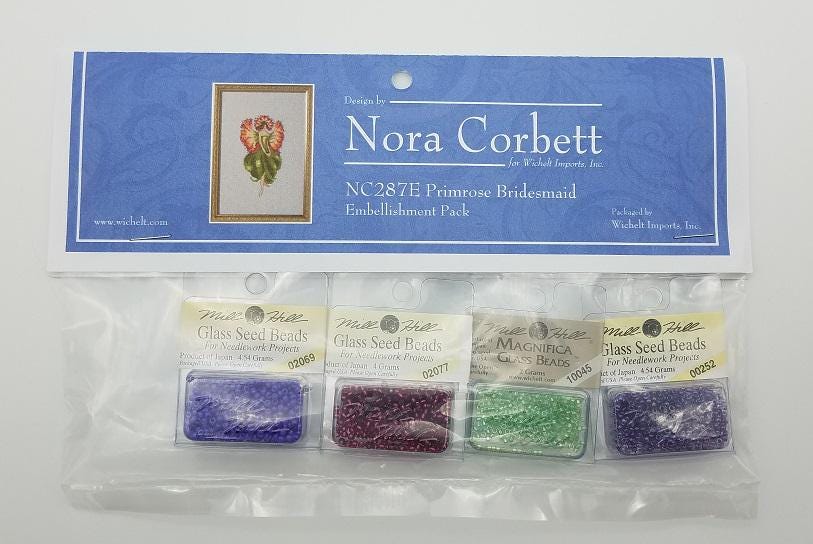 Primrose Bridesmaid - Nora Corbett - Chart, Beads, All Thread - NC287