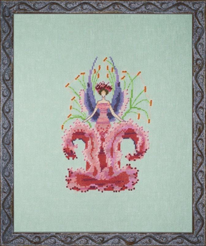 Angelique Tulip - Nora Corbett - Chart, Beads, All Thread - NC317