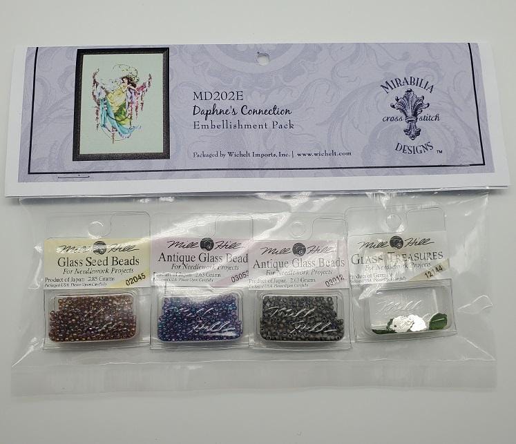 Daphne's Connection - Mirabilia - Chart, Beads, All Thread - MD202