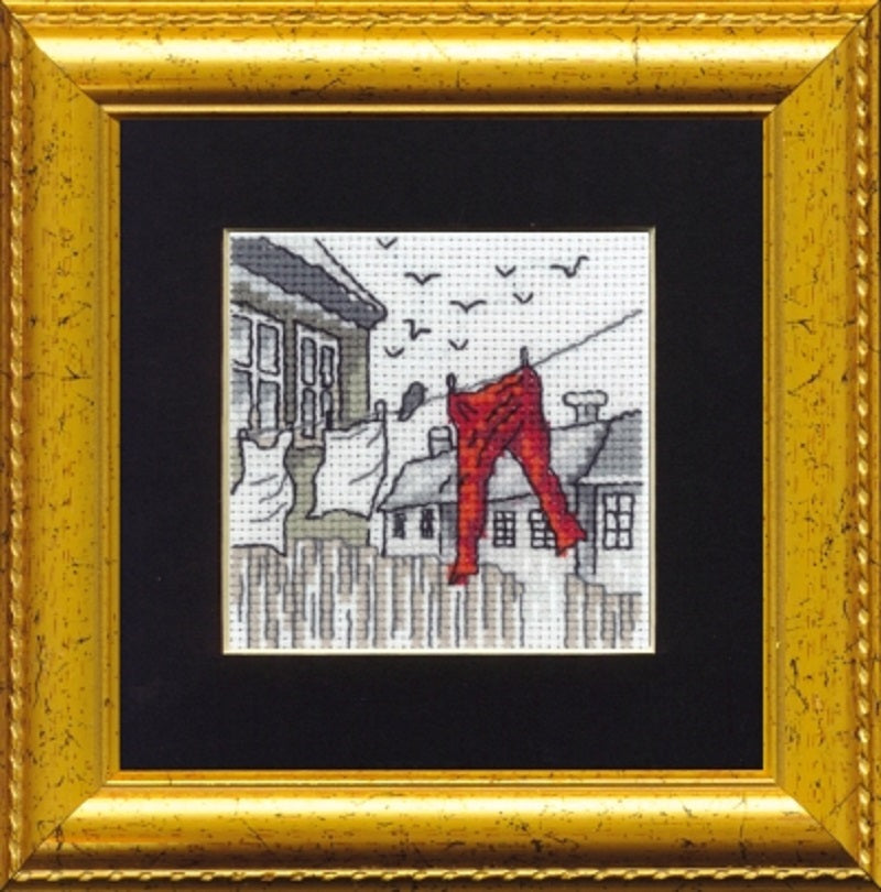 Laundry - Permin - Cross Stitch Kit