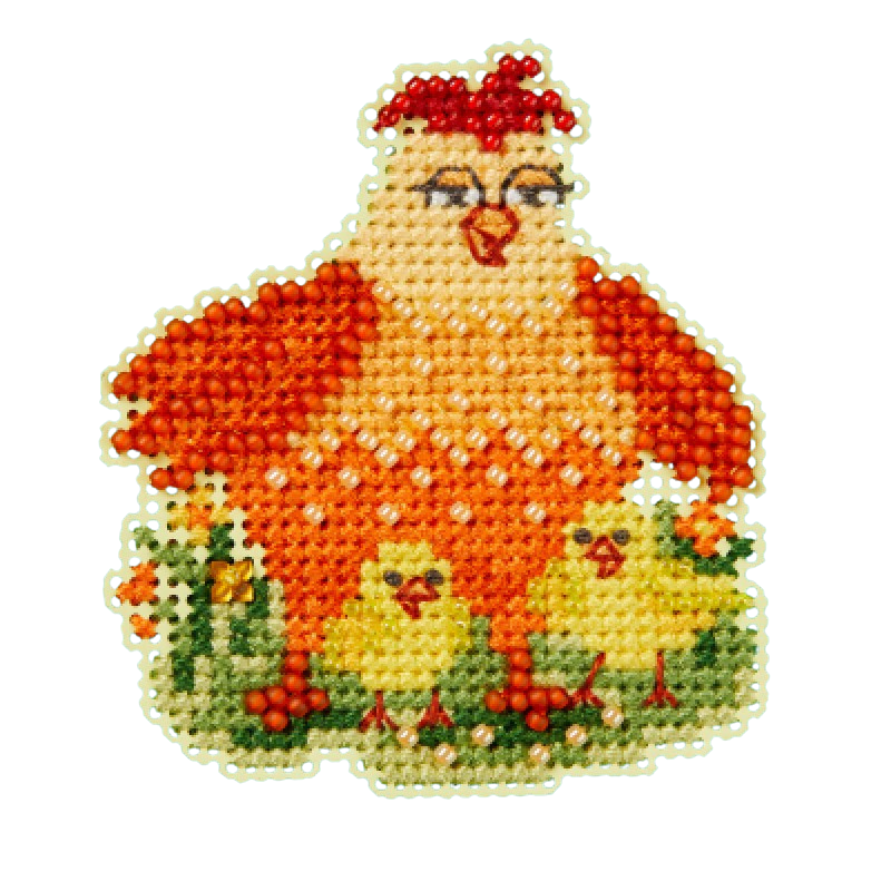 Mama Hen - Mill Hill - Spring Bouquet - Cross Stitch Kit