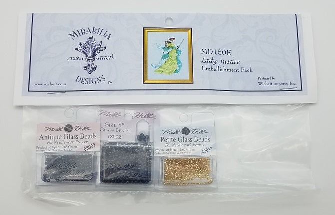 Lady Justice - Mirabilia - Chart, Beads, All Thread - MD160
