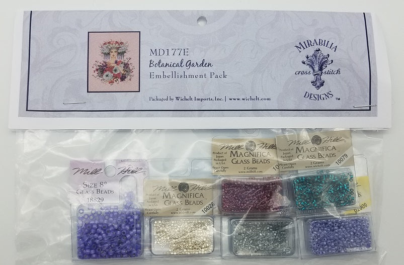 Botanical Garden - Mirabilia - Chart, Beads, All Thread - MD177