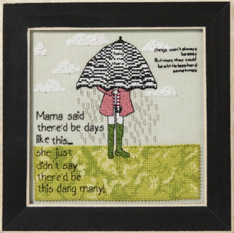 Mama Said - Curly Girl - Mill Hill - Cross Stitch Kit