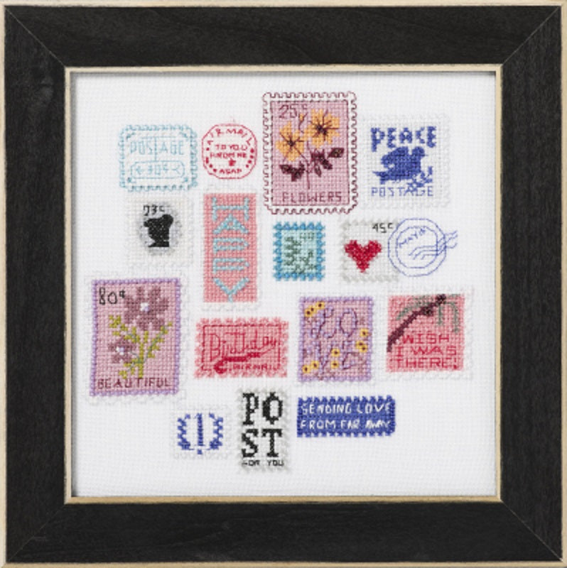 Airmail - Curly Girl - Mill Hill - Cross Stitch Kit