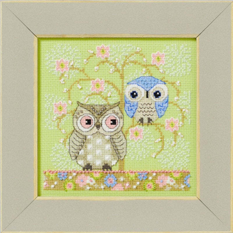 Spring Owls - Debbie Mumm - Mill Hill - Cross Stitch Kit