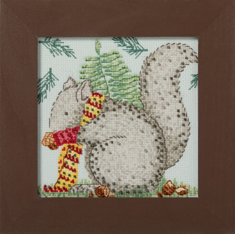 Nutty Squirrel - Debbie Mumm - Mill Hill - Cross Stitch Kit