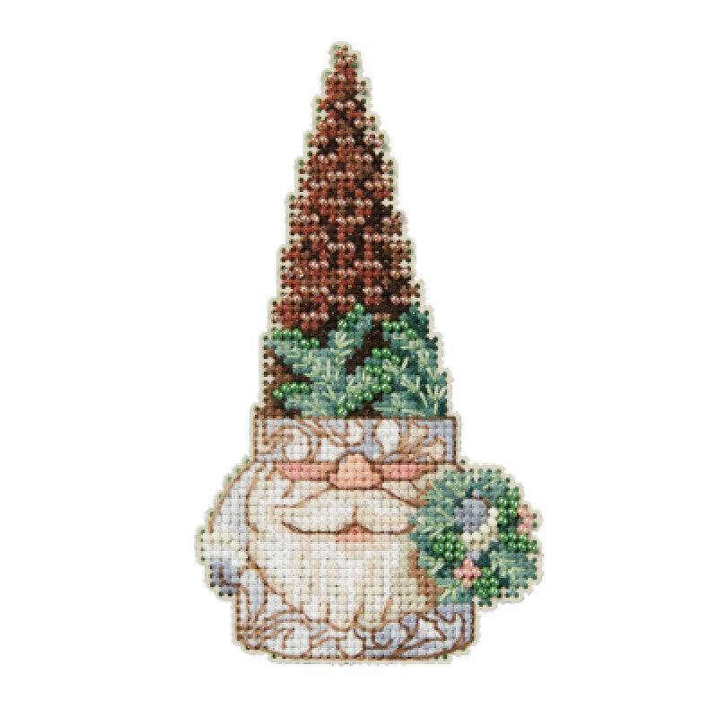 Pinecone Gnome - Jim Shore - Mill Hill - Cross Stitch Kit