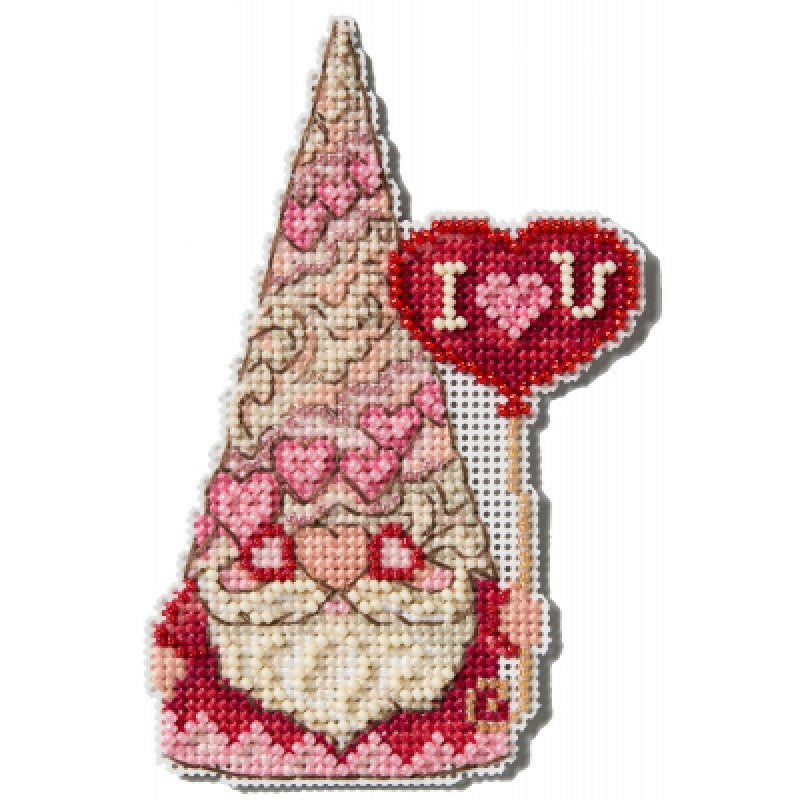 Gnome with Heart - Jim Shore - Mill Hill - Cross Stitch Kit
