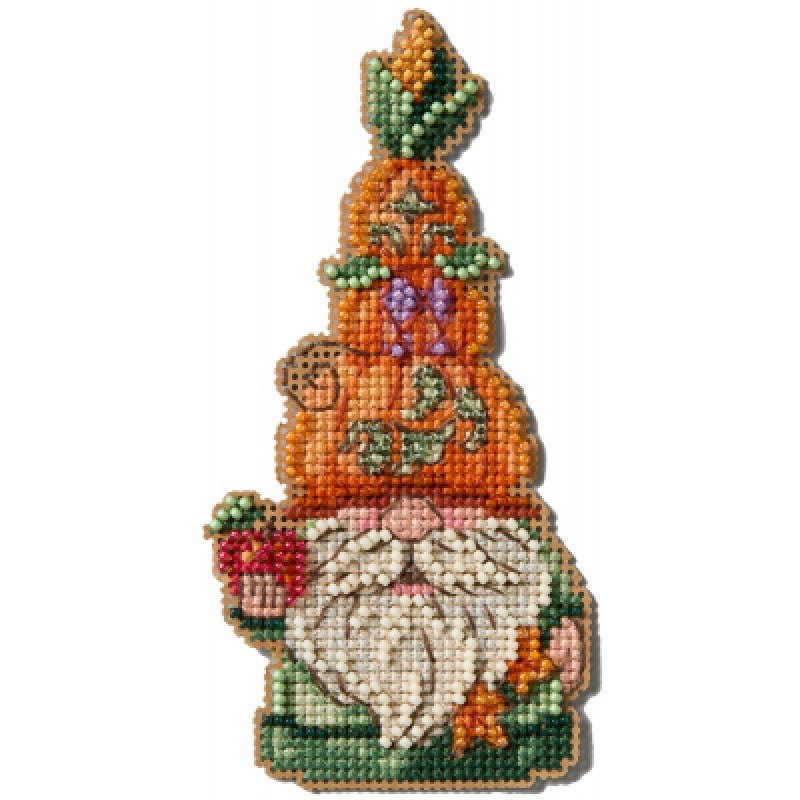 Harvest Pumpkin Gnome - Jim Shore - Mill Hill - Cross Stitch Kit