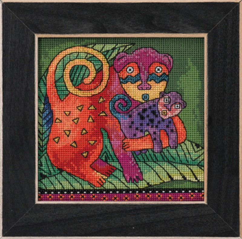 Monkey - Laurel Burch - Mill Hill - Cross Stitch Kit - LB14-2213
