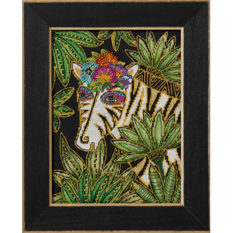 Zebra - Laurel Burch - Mill Hill - Cross Stitch Kit
