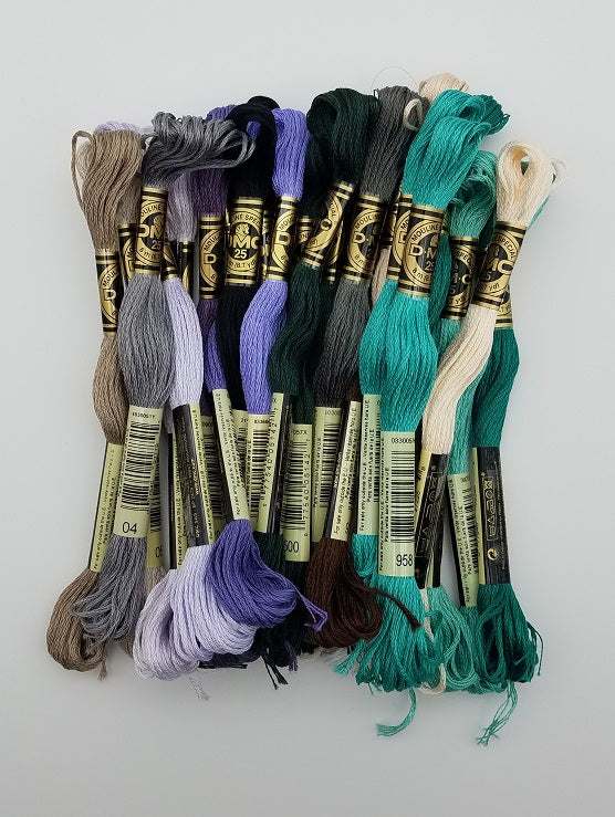 DMC Floss Set for Mermaid Perfume - Mirabilia MD173
