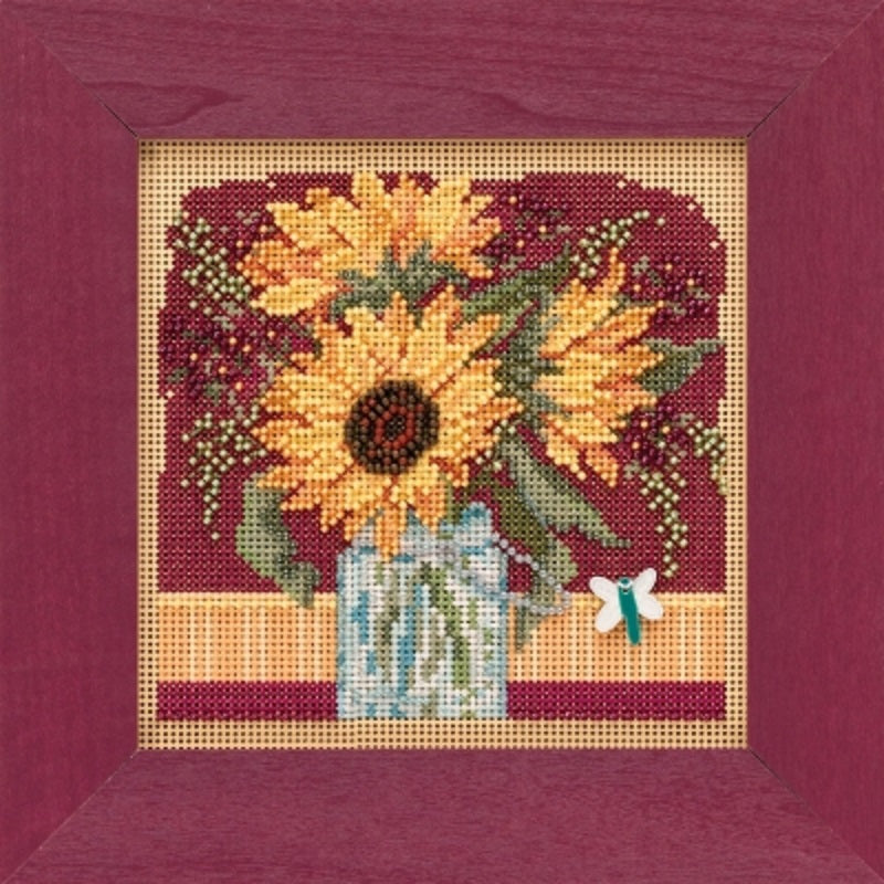 Sunflower Bouquet - Mill Hill Buttons and Beads - Cross Stitch Kit
