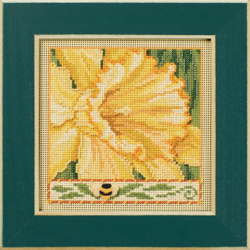 Daffodil - Mill Hill Buttons and Beads - Cross Stitch Kit