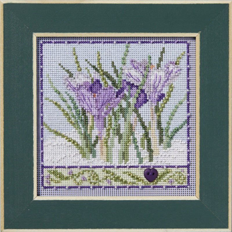 Crocuses - Mill Hill Buttons and Beads - Cross Stitch Kit