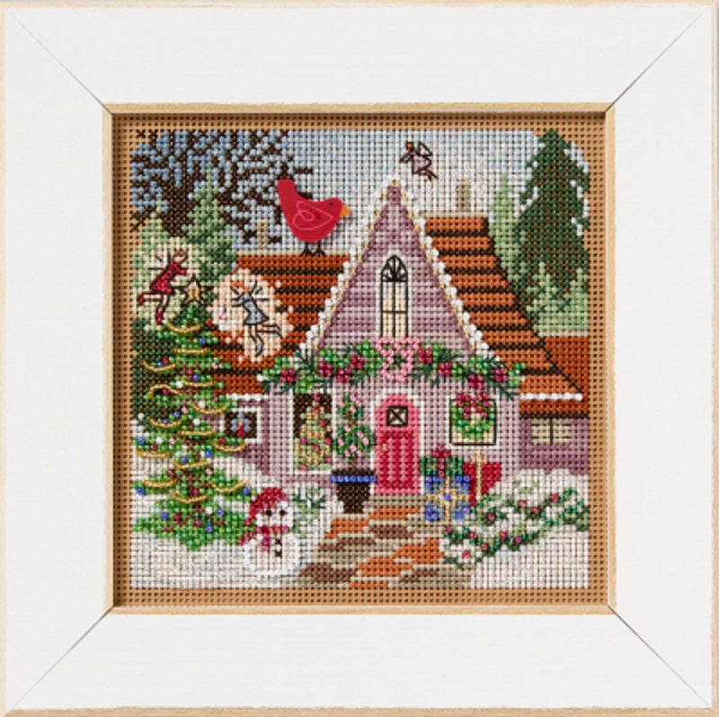 Festive Fairy Cottage - Mill Hill Buttons and Beads - Cross Stitch Kit