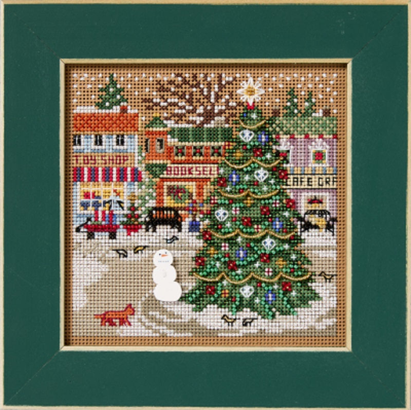 Holiday Square - Mill Hill Buttons and Beads - Cross Stitch Kit