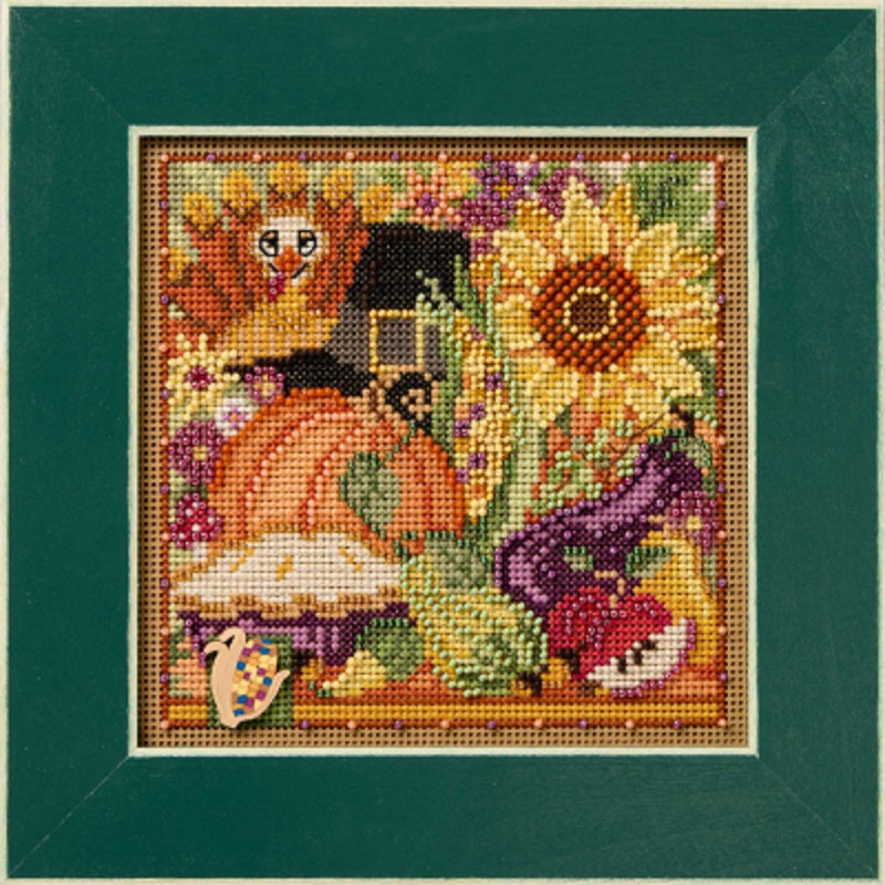 Fall Collage - Mill Hill Buttons and Beads - Cross Stitch Kit