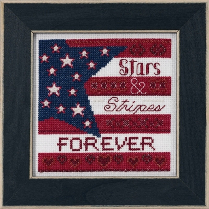 Stars and Stripes - Mill Hill - Patriotic Quartet - Cross Stitch Kit