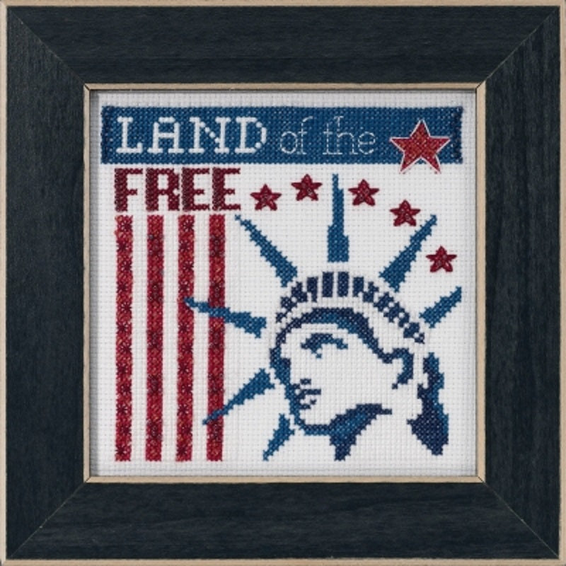 Land of the Free - Mill Hill - Patriotic Quartet - Cross Stitch Kit