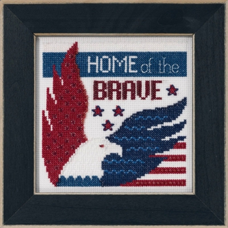 Home of the Brave - Mill Hill - Patriotic Quartet - Cross Stitch Kit
