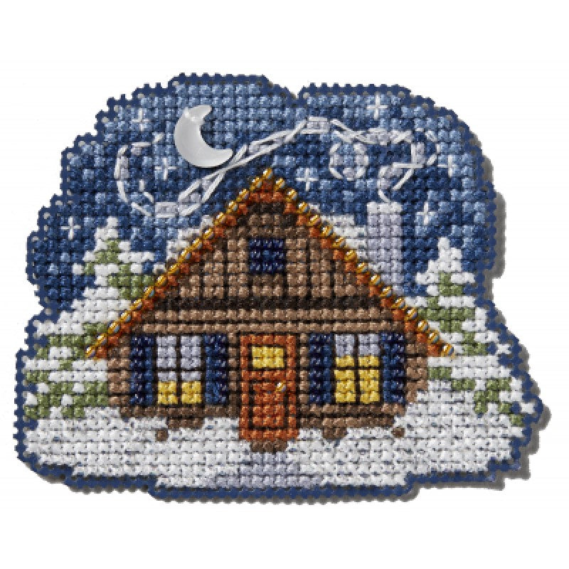 Cozy Cabin - Mill Hill - Winter Holiday - Cross Stitch Kit