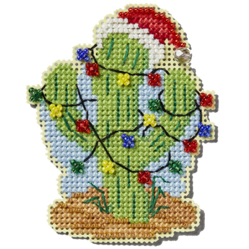 Christmas Cactus - Mill Hill - Winter Holiday - Cross Stitch Kit