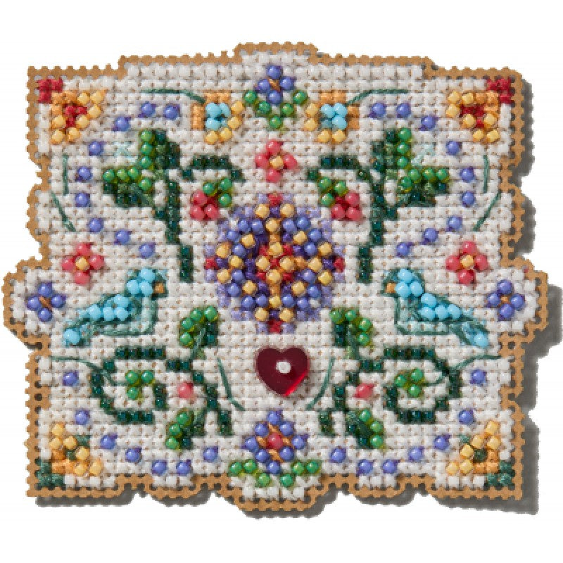 Folk Art - Mill Hill - Spring Bouquet - Cross Stitch Kit