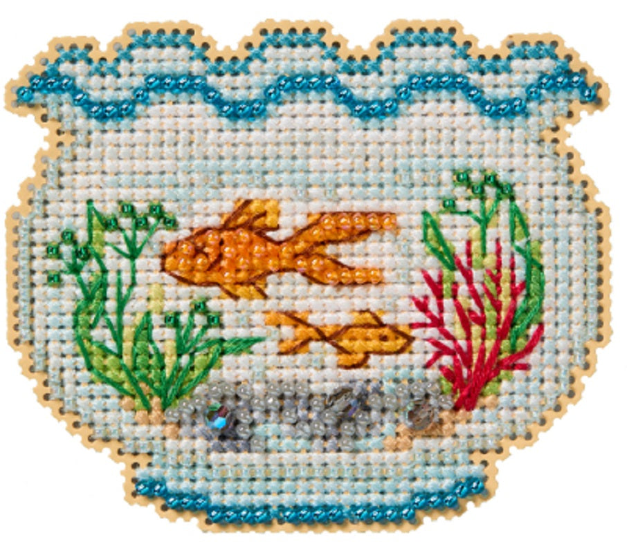 Fish Bowl - Mill Hill - Spring Bouquet - Cross Stitch Kit