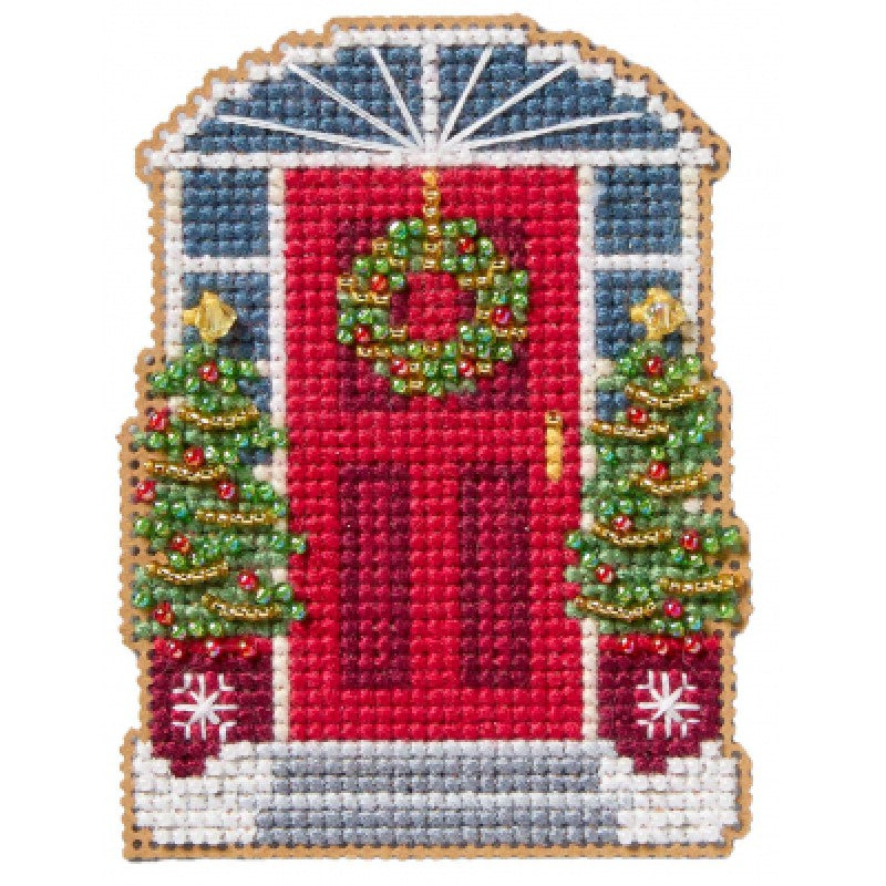 Door Decor - Mill Hill - Winter Holiday - Cross Stitch Kit