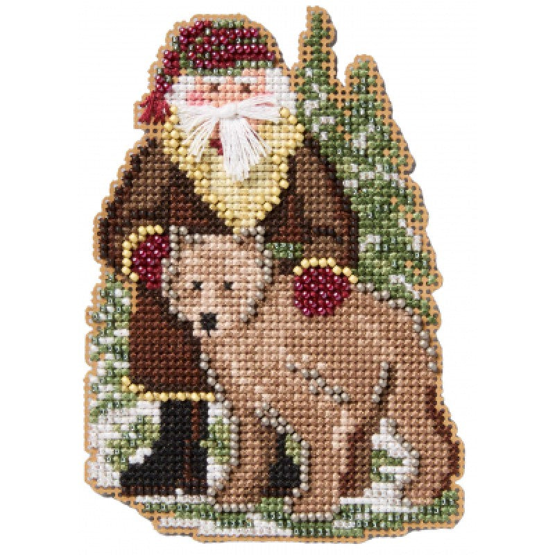 Katmai Santa - Mill Hill - Alaskan Santas - Cross Stitch Kit