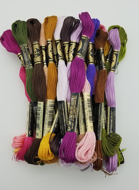 DMC Floss Set for Cumberland Rose - Nora Corbett NC298