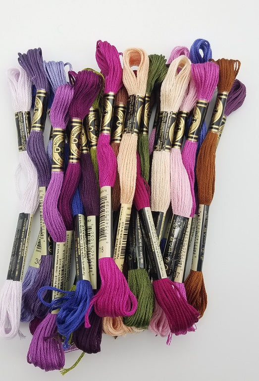 DMC Floss Set for Sultanas Rose - Nora Corbett NC299