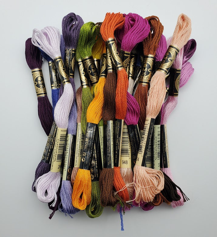 DMC Floss Set for Malmedy Rose - Nora Corbett NC302