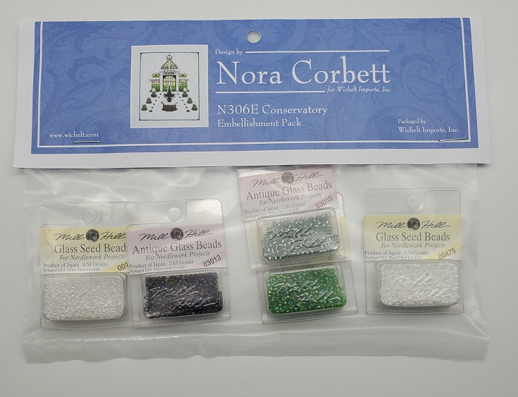 Conservatory - Nora Corbett - Chart, Beads, All Thread - NC306