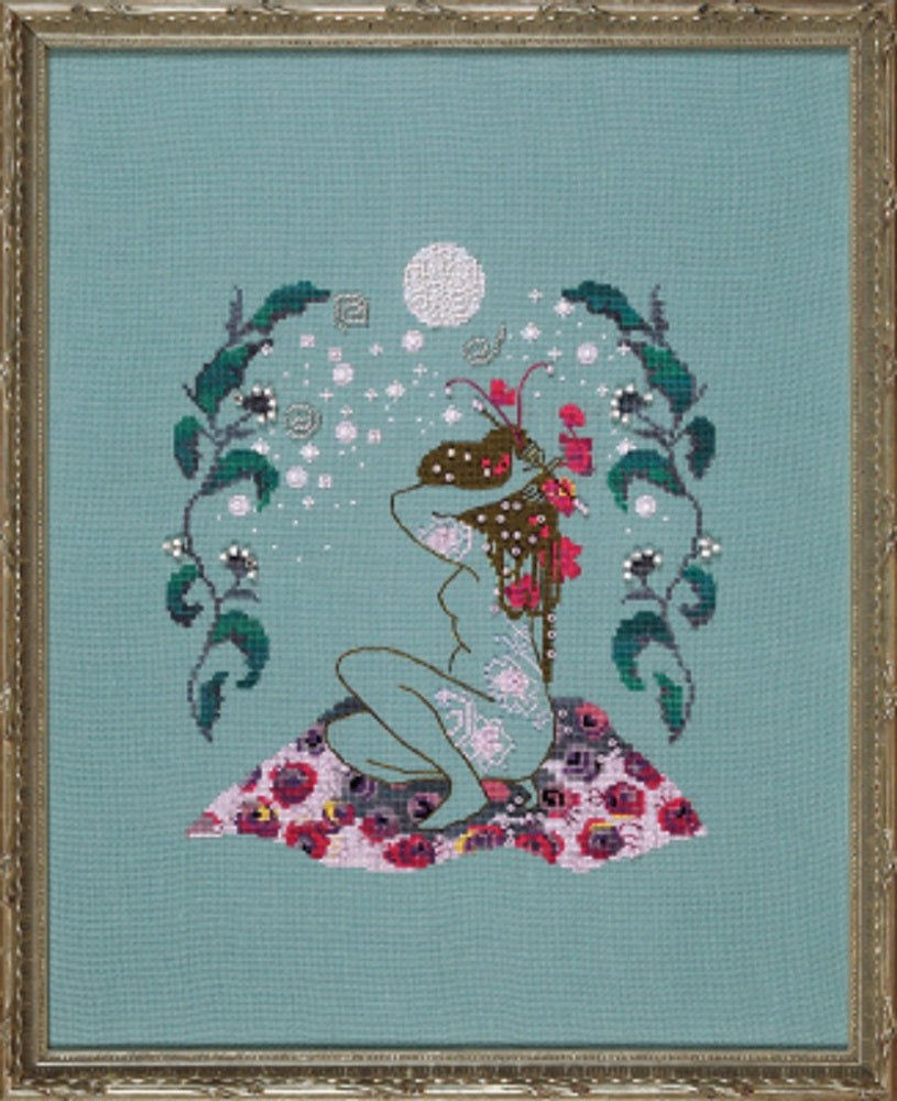 Moon Glow - Nora Corbett - Chart, Beads, All Thread - NC341